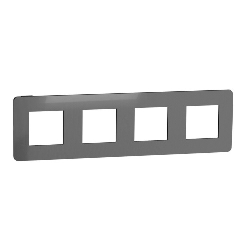 Рамка 4-постовая Schneider Electric Unica New NU280853 Рамка 4-постовая Schneider Electric Unica New NU280853