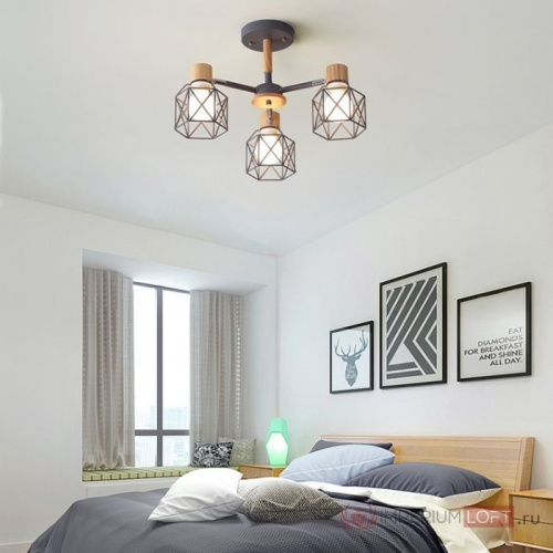 Потолочная Люстра Corf B3 White 5 Lamps By Imperiumloft