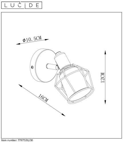 Спот Lucide Nila 77977/01/30 Спот Lucide Nila 77977/01/30