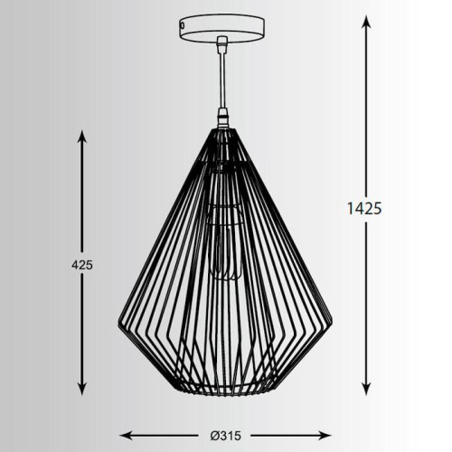 Подвесной светильник Zumaline Grid HP1428 Подвесной светильник Zumaline Grid HP1428