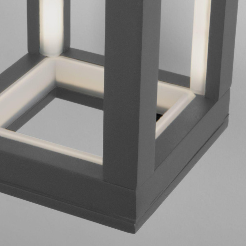 Уличный настенный светодиодный светильник Elektrostandard Frame 1527 Techno Led серый a051856 Уличный настенный светодиодный светильник Elektrostandard Frame 1527 Techno Led серый a051856