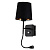 Бра Crystal Lux Pablo AP2 Black/Black-Gold
