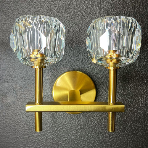 Бра Бра Rh Boule De Cristal Double Sconce Brass By Imperiumloft Бра Бра Rh Boule De Cristal Double Sconce Brass By Imperiumloft