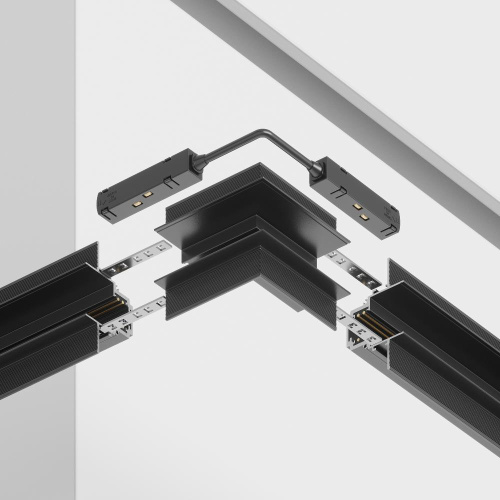 Угловой коннектор внешний для магнитного шинопровода Maytoni Accessories for tracks TRA004OCL-22B Угловой коннектор внешний для магнитного шинопровода Maytoni Accessories for tracks TRA004OCL-22B