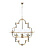 Подвесная люстра Lumina Deco Baltimore LDP 8020-6 GD+WT