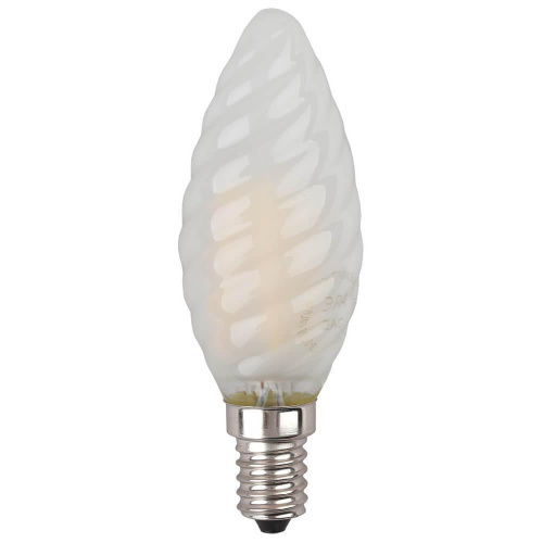 Лампа светодиодная филаментная ЭРА E14 7W 4000K матовая F-LED BTW-7W-840-E14 frost Лампа светодиодная филаментная ЭРА E14 7W 4000K матовая F-LED BTW-7W-840-E14 frost