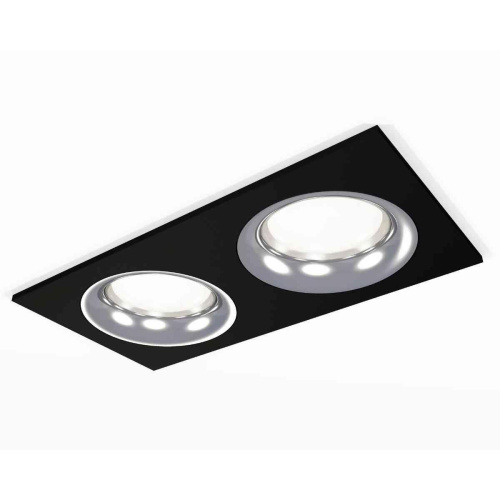 Комплект встраиваемого светильника Ambrella light Techno Spot XC7636003 SBK/PCL черный песок/серебро полированное (C7636, N7012) Комплект встраиваемого светильника Ambrella light Techno Spot XC7636003 SBK/PCL черный песок/серебро полированное (C7636, N7012)