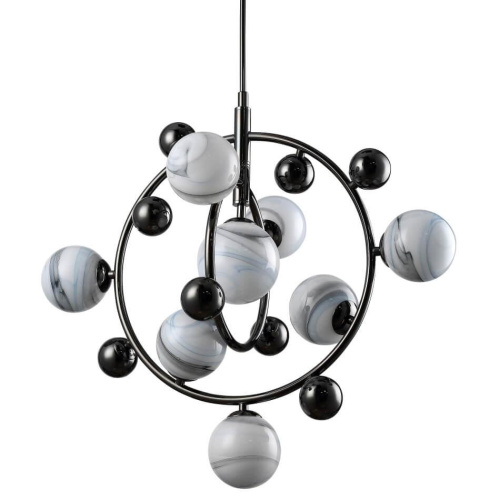 Подвесная люстра Crystal Lux Salvadore SP8V Black Chromium Подвесная люстра Crystal Lux Salvadore SP8V Black Chromium