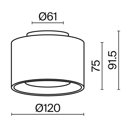 Потолочный светильник Technical C009CW-L16B4K Потолочный светильник Technical C009CW-L16B4K