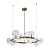 Подвесная люстра Crystal Lux Agata SP15 V2 Gold/Transparente