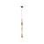 Подвесной светильник Crystal Lux Lux New SP1 D Amber