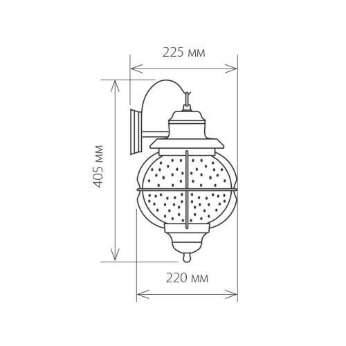 Уличный настенный светильник Elektrostandard Regul D a031948 Уличный настенный светильник Elektrostandard Regul D a031948