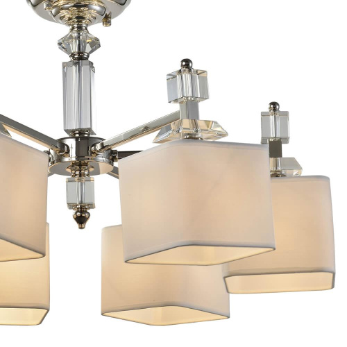 Потолочная люстра Lumien Hall Vivien LH1038/6C-NK-WT Потолочная люстра Lumien Hall Vivien LH1038/6C-NK-WT