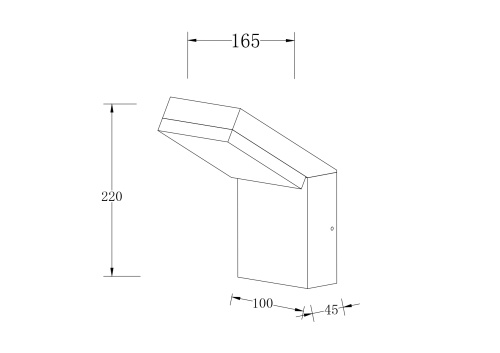 Настенный светильник (бра) Outdoor O595WL-L12B3K Настенный светильник (бра) Outdoor O595WL-L12B3K