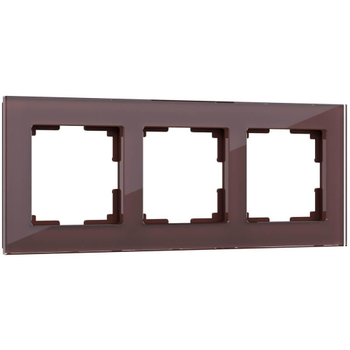 Рамка Werkel Favorit на 3 поста мокко WL01-Frame-03 4690389063763 Рамка Werkel Favorit на 3 поста мокко WL01-Frame-03 4690389063763