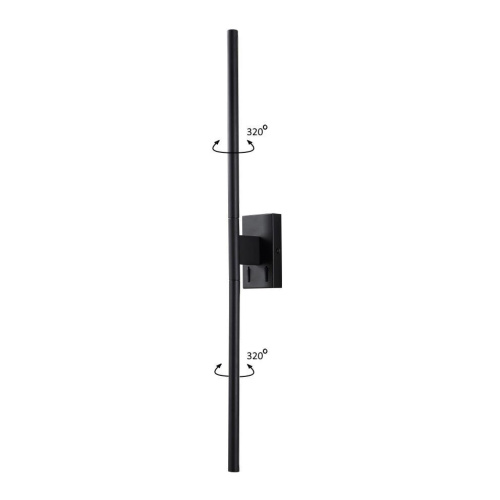 Подсветка для зеркал Crystal Lux Largo AP12W Black Подсветка для зеркал Crystal Lux Largo AP12W Black