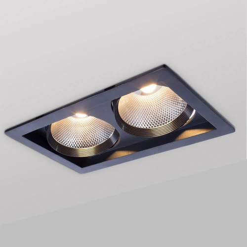 Встраиваемый светодиодный светильник Arte Lamp Privato A7018PL-2BK Встраиваемый светодиодный светильник Arte Lamp Privato A7018PL-2BK