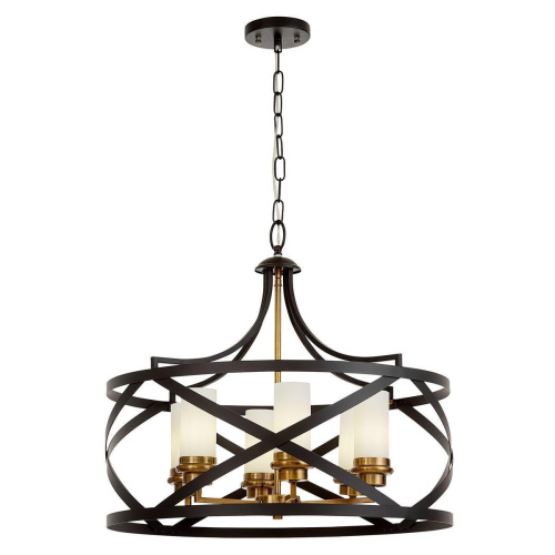 Подвесная люстра Lumina Deco Astila LDP 1242-6 BK+MD Подвесная люстра Lumina Deco Astila LDP 1242-6 BK+MD