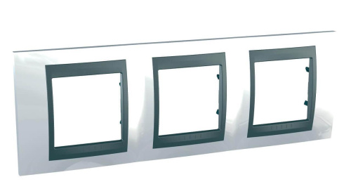 Рамка 3-постовая Schneider Electric Unica Top MGU66.006.292 Рамка 3-постовая Schneider Electric Unica Top MGU66.006.292