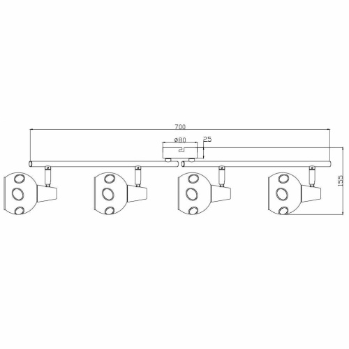Спот Rivoli Nioba 7030-704 Б0047106 Спот Rivoli Nioba 7030-704 Б0047106