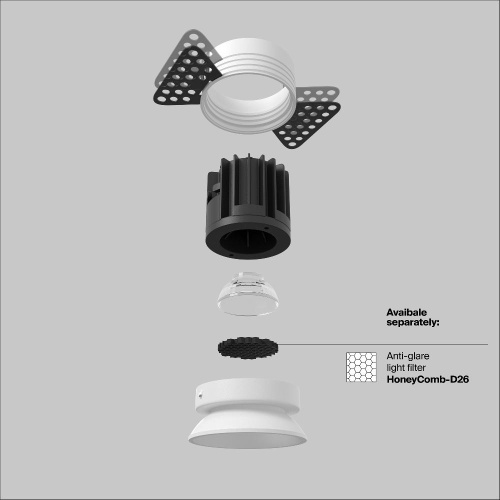 Встраиваемый светильник Technical DL058-7W4K-TRS-W Встраиваемый светильник Technical DL058-7W4K-TRS-W