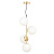 Подвесная люстра Lumina Deco Stelvio LDP 6041-4 GD