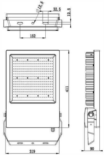 Прожектор светодиодный Deko-Light Atik 300W 4000K 732102 Прожектор светодиодный Deko-Light Atik 300W 4000K 732102