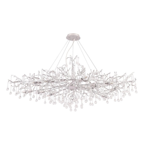 Подвесная люстра Crystal Lux REINA V2 SP12 L1500 SILVER PATINA
