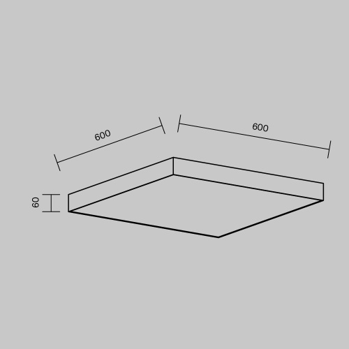 Потолочный светильник Technical C032CL-90W3K-SQ-B Потолочный светильник Technical C032CL-90W3K-SQ-B