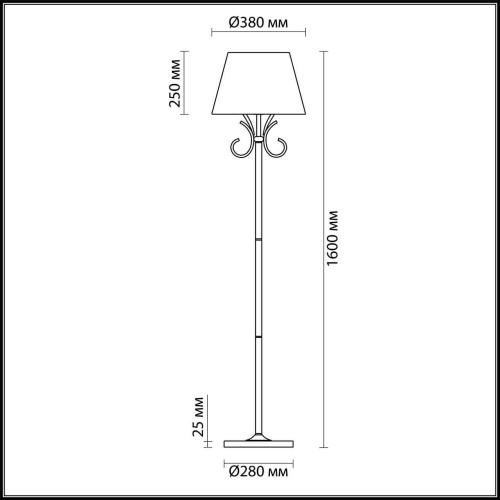 Торшер Lumion Mildred 4437/1F Торшер Lumion Mildred 4437/1F