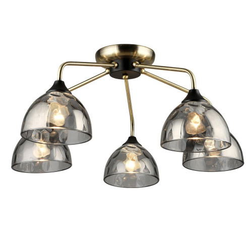 Потолочная люстра IMEX MD.3826-5-S AB+BK Потолочная люстра IMEX MD.3826-5-S AB+BK