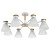 Потолочная люстра Arte Lamp Tyler A1031PL-8WH