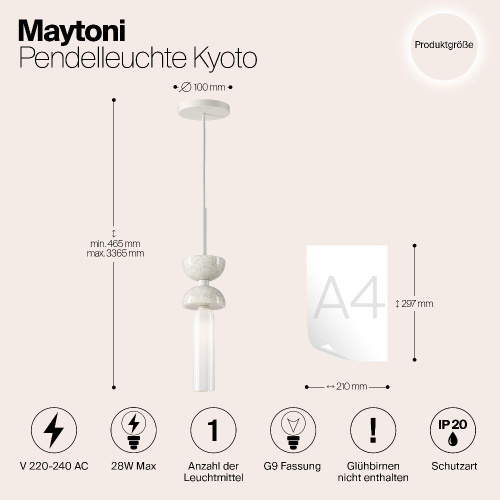 Подвесной светильник Maytoni MOD178PL-01W Подвесной светильник Maytoni MOD178PL-01W