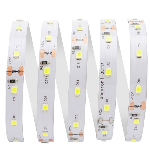 Светодиодная влагозащищенная лента Apeyron 4,8W/m 60LED/m 3528SMD холодный белый 5M 00-71 Светодиодная влагозащищенная лента Apeyron 4,8W/m 60LED/m 3528SMD холодный белый 5M 00-71