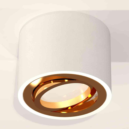 Комплект накладного светильника Ambrella light Techno Spot XS7510004 SWH/PYG белый песок/золото желтое полированное (C7510, N7004) Комплект накладного светильника Ambrella light Techno Spot XS7510004 SWH/PYG белый песок/золото желтое полированное (C7510, N7004)