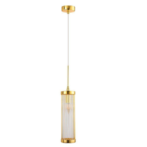 Подвесной светильник Crystal Lux Tadeo SP1 D100 Gold/Transparente Подвесной светильник Crystal Lux Tadeo SP1 D100 Gold/Transparente