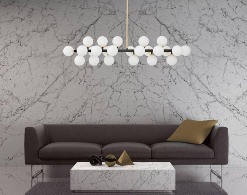 Подвесная люстра Lumina Deco Marsiada LDP 6033-24 BK+GD Подвесная люстра Lumina Deco Marsiada LDP 6033-24 BK+GD