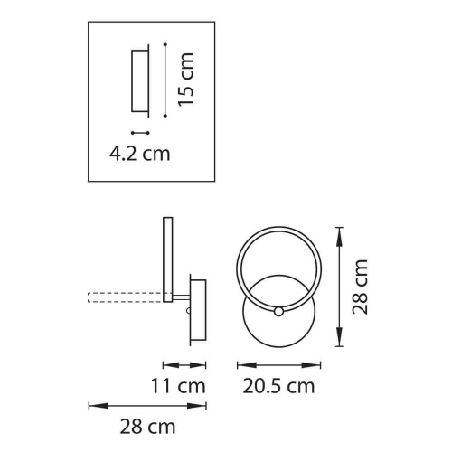 Бра Lightstar Breve 749614