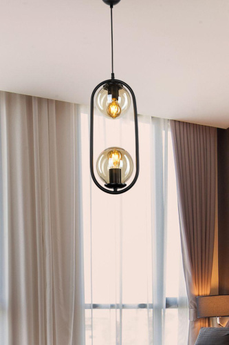 Подвесной светильник Toplight Kerrie TL1609H-02BK Подвесной светильник Toplight Kerrie TL1609H-02BK