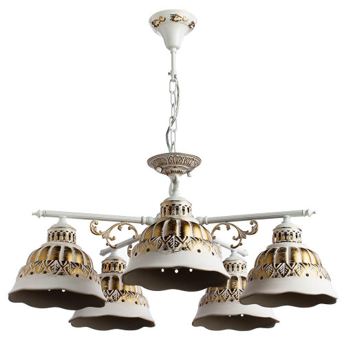 Подвесная люстра Arte Lamp Chiesa A2814LM-5WG Подвесная люстра Arte Lamp Chiesa A2814LM-5WG