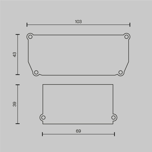 Комплектующие для светильника Technical ALM012EC-SC-B Комплектующие для светильника Technical ALM012EC-SC-B