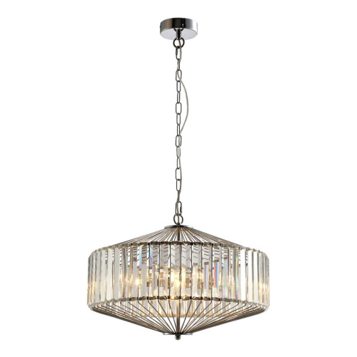 Подвесной светильник Crystal Lux Fiesta SP5 Chrome/Transparente Подвесной светильник Crystal Lux Fiesta SP5 Chrome/Transparente
