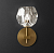 Бра Rh Boule De Cristal Single Sconce Brass By Imperiumloft