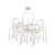Подвесная люстра Crystal Lux REINA SP8 D1000 SILVER PATINA