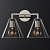Бра Rh Utilitaire Funnel Shade Double Sconce Silver By Imperiumloft