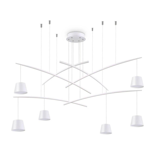 Подвесная люстра Ideal Lux Fish SP6 Bianco 196985 Подвесная люстра Ideal Lux Fish SP6 Bianco 196985