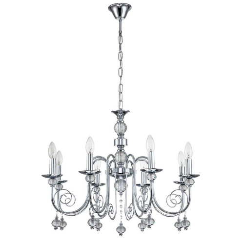 Подвесная люстра Escada Shine 678/8PL Chrome Подвесная люстра Escada Shine 678/8PL Chrome