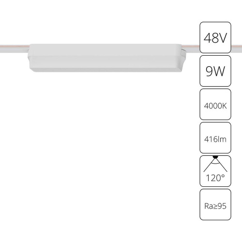 Трековый светодиодный светильник Arte Lamp Rapid A6153PL-1WH Трековый светодиодный светильник Arte Lamp Rapid A6153PL-1WH
