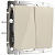 Выключатель Werkel двухклавишный слоновая кость WL03-SW-2G-ivory 4690389046162