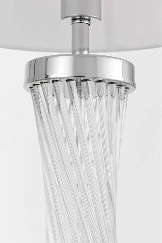Настольная лампа Lumina Deco Villanova LDT 302 CHR+WT Настольная лампа Lumina Deco Villanova LDT 302 CHR+WT